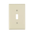 WALL PLATE TOGGLE 1G ALM