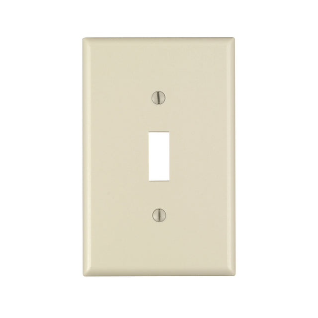 WALL PLATE TOGGLE 1G ALM