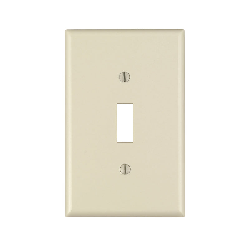 WALL PLATE TOGGLE 1G ALM
