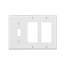 WALL PLATE WHITE 3GANG