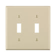 WALL PLATE ALMOND 2GANG