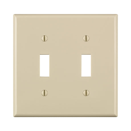 WALL PLATE ALMOND 2GANG