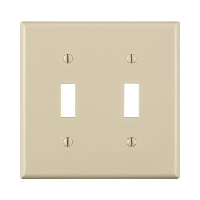 WALL PLATE ALMOND 2GANG