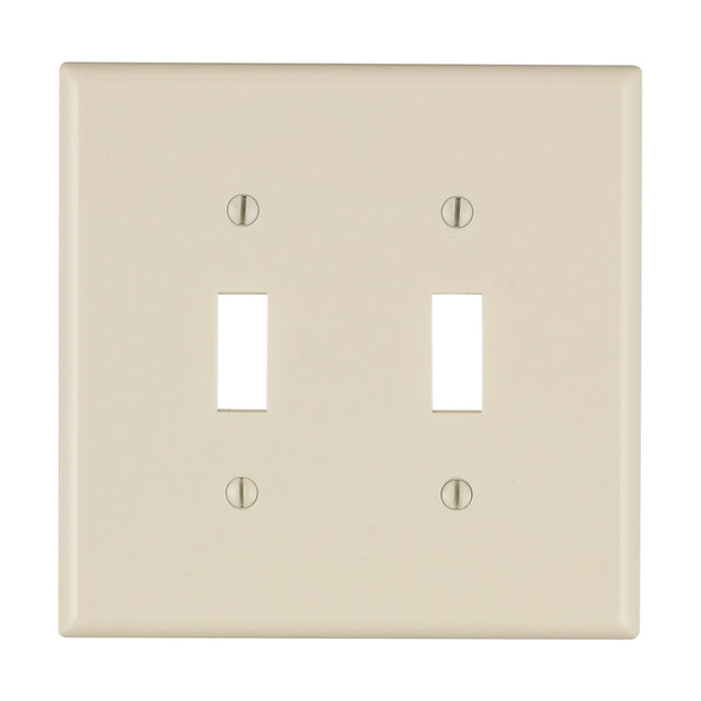 WALL PLATE ALMOND 2GANG