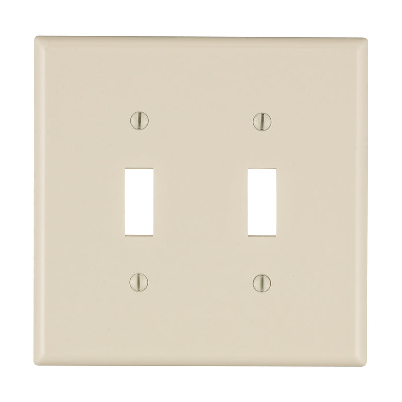 WALL PLATE ALMOND 2GANG