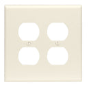 WALL PLATE ALMOND 2GANG