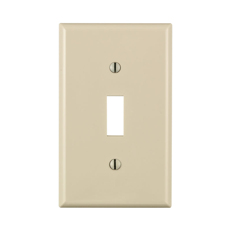 WALL PLATE ALMOND 1GANG