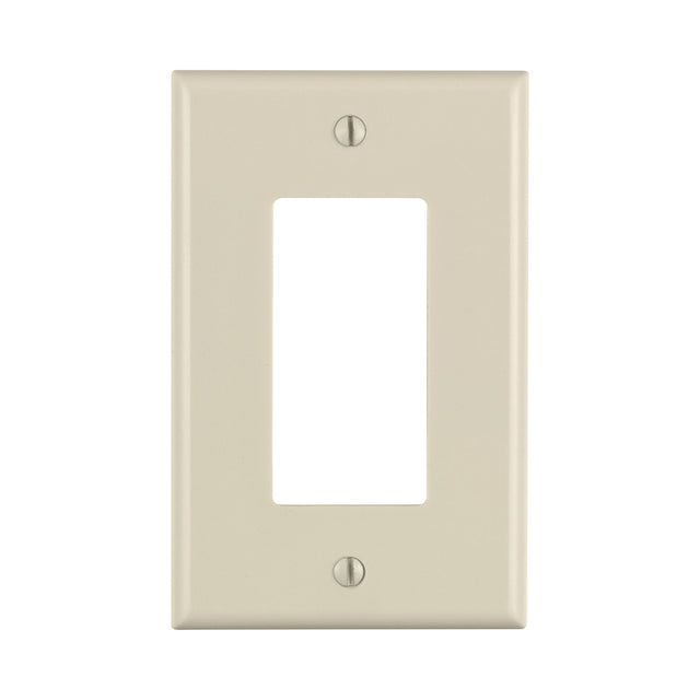 WALL PLATE ALMOND 1GANG