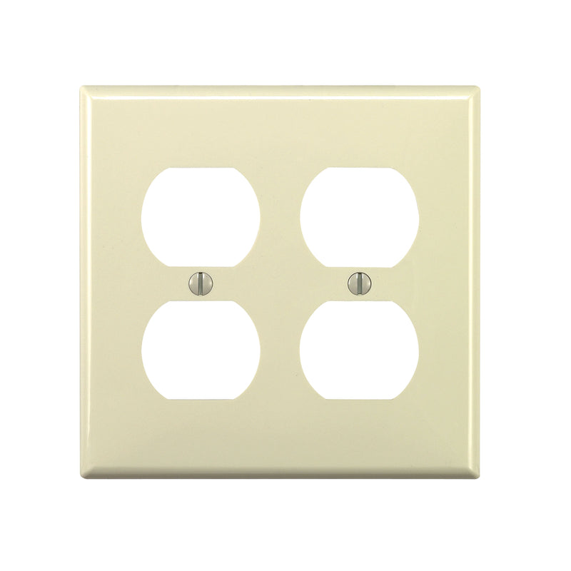 WALL PLATE ALMOND 2GANG