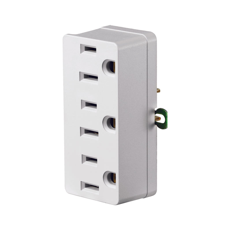 OUTLET ADAPTR WHIT 5-15R