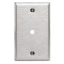 WALL PLATE SILVER 1GANG