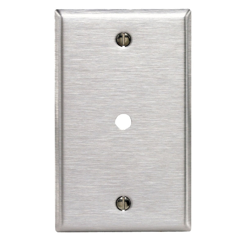 WALL PLATE SILVER 1GANG