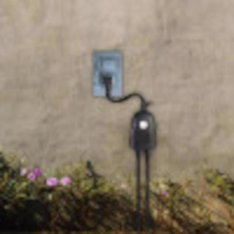 Feit Smart Home Commercial and Residential PVC Smart-Enabled Dual Outlet Outdoor Plug 3R