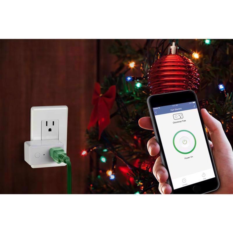 Feit Smart Home Commercial and Residential Plastic Smart-Enabled Plug 1-15R
