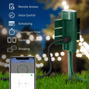 Feit Smart Home Outdoor 6 ft. L Green Smart-Enabled Outlet Stake 14/3