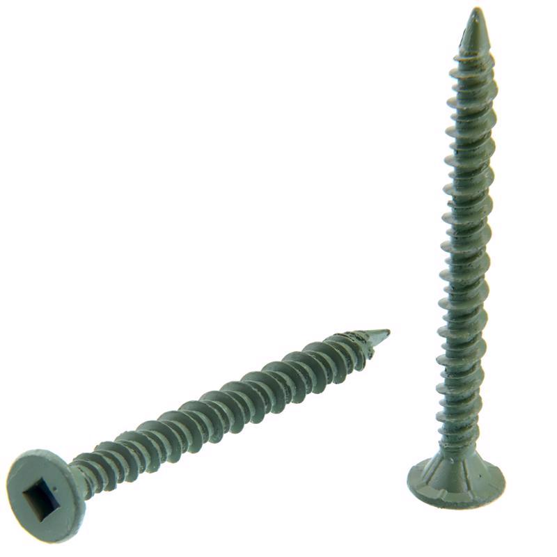 Senco Duraspin No. 8 Sizes X 2 in. L Square Wafer Head Cement Board Screws 1000 pk