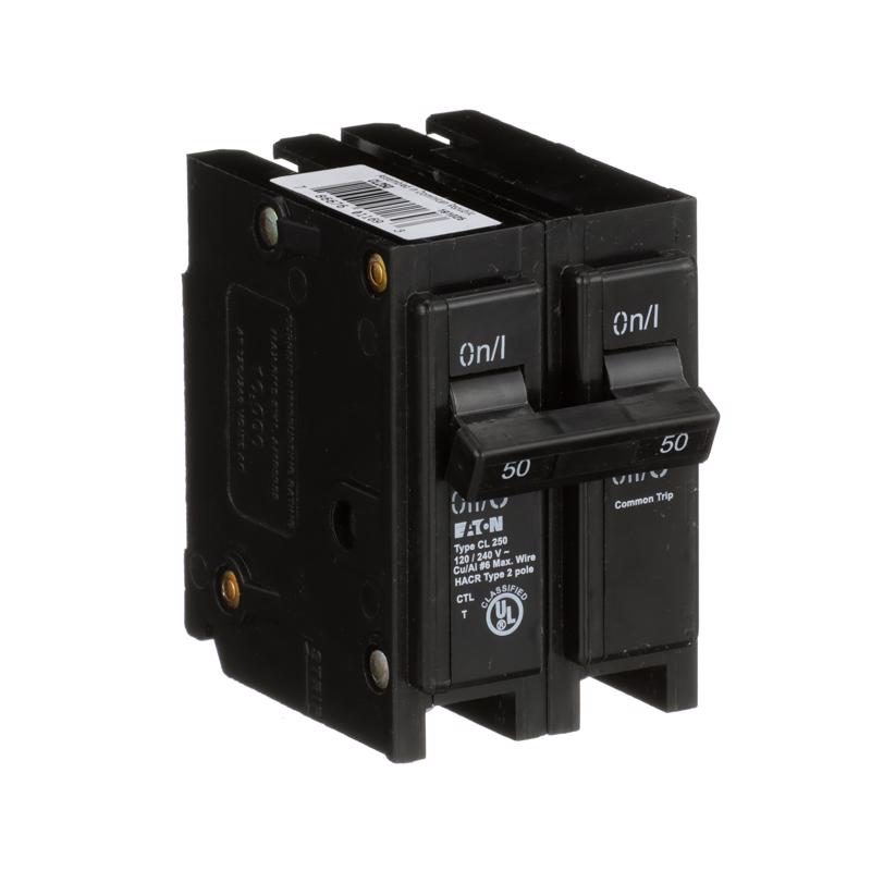 Eaton 50 amps Plug In 2-Pole Circuit Breaker