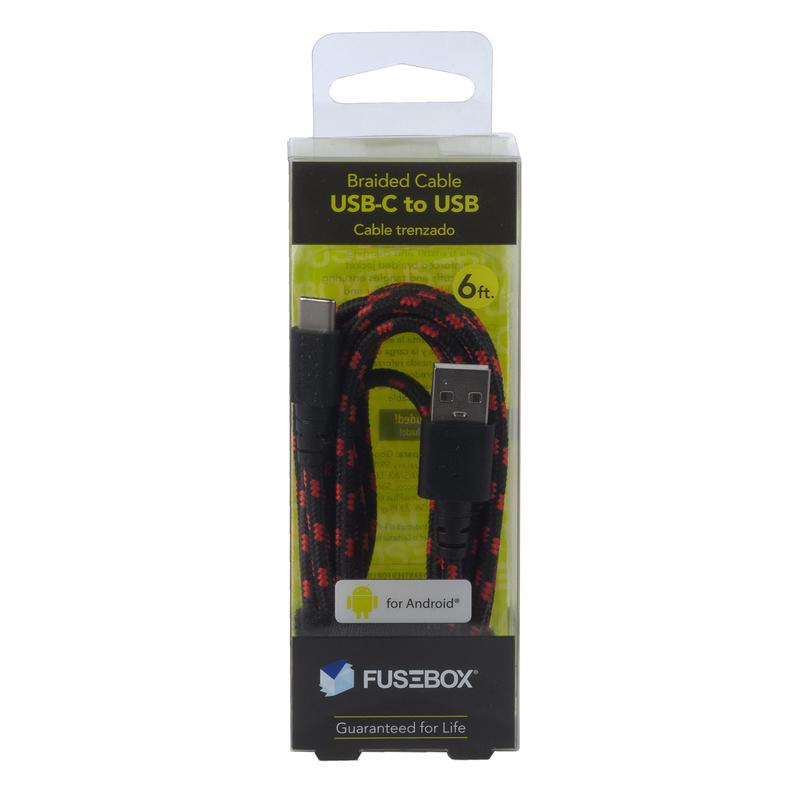 USB-A TO USB-C CABLE BLK