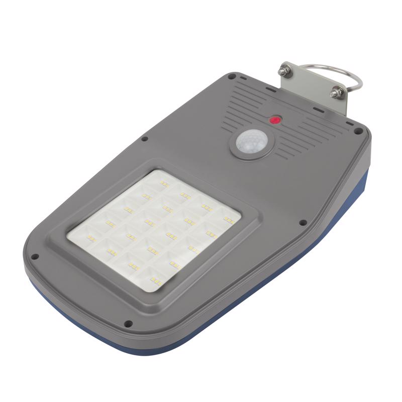 Wagan Tech Motion-Sensing Solar Powered LED Blue/Gray Security Light