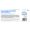 Home Plus 1 Handle Analog Telephone Black