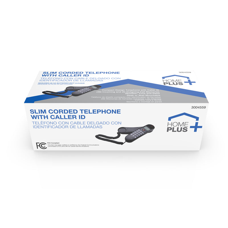 Home Plus 1 Handle Analog Telephone Black