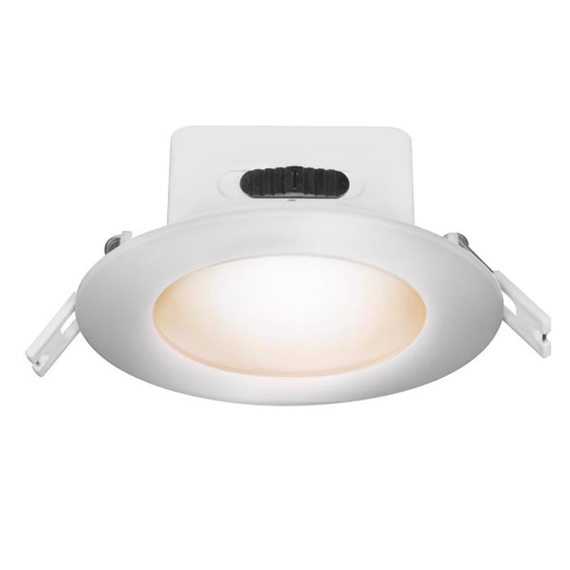 Feit Enhance Warm White 5 in. W Aluminum LED Dimmable Recessed J-Box Downlight 10 W