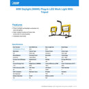 Feit Pro Series 6000 lm LED Dual Power Tripod Work Light