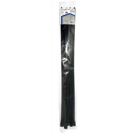 Home Plus 24 in. L Black Cable Tie 10 pk