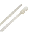 CABLETIE W/MNT 8"50#WHT
