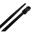 CABLETIE W/MNT 8"50#BLK