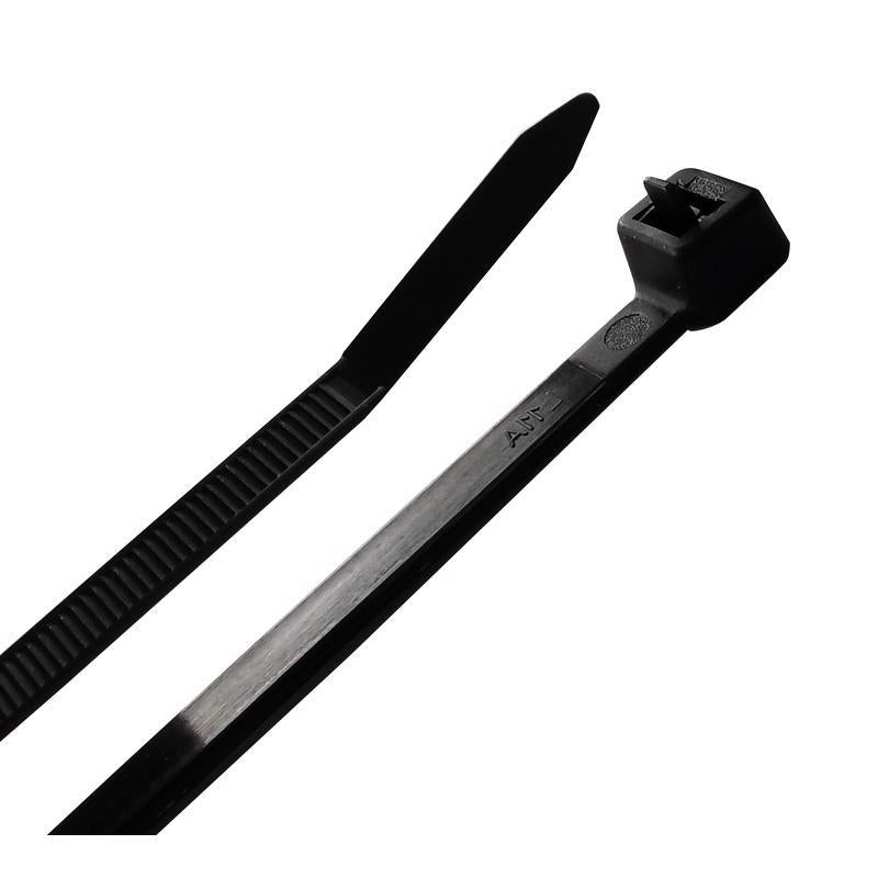 Steel Grip 8 in. L Black Reusable Tie Strap 25 pk