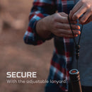 NEBO Newton 500 lm Black LED Flashlight AAA Battery