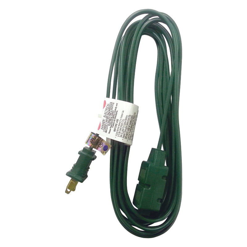 Ace Indoor 15 ft. L Green Extension Cord 16/2 SPT-2