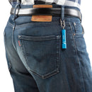 Nite Ize 100 lm Blue LED Flashlight With Key Ring AAA Battery