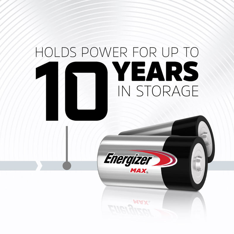 Energizer Max C Alkaline Batteries 8 pk Carded