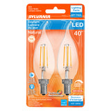 LED B10 E12 DL 40W 2PK