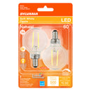 LED G16.5 E12 SW 60W 2PK