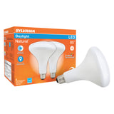 Sylvania Natural BR40 E26 (Medium) LED Floodlight Bulb Daylight 85 Watt Equivalence 2 pk
