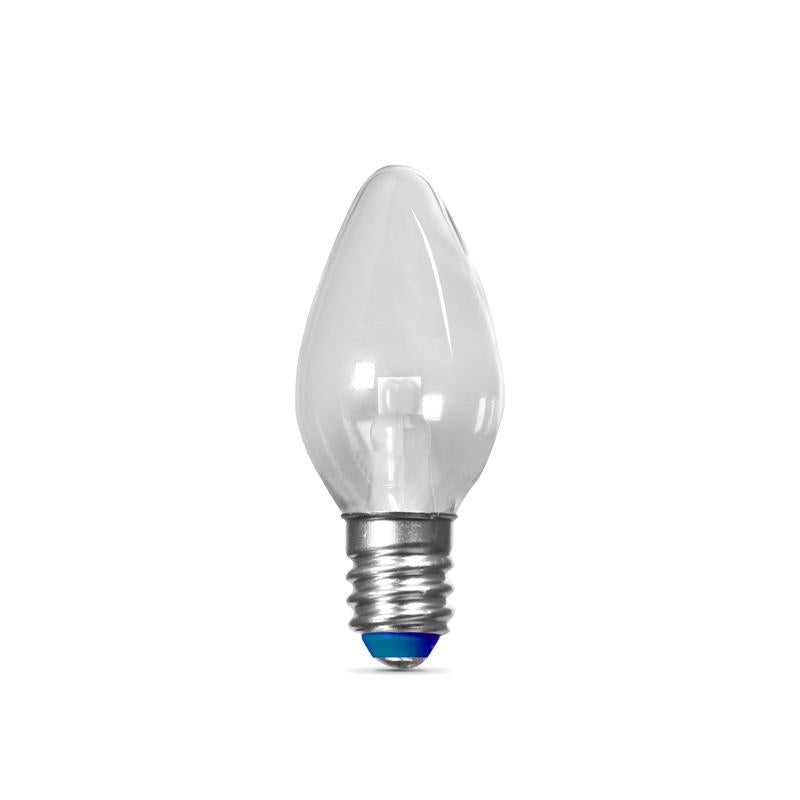 Feit LED Specialty C7 E12 (Candelabra) LED Bulb Blue 0.5 Watt Equivalence 2 pk