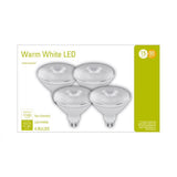 LED PAR38 E26 WW 90W 4PK