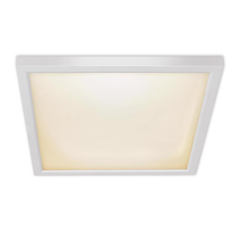 Feit EDGELIT 1.1 in. H X 5 in. W X 5 in. L Frost White LED Flat Panel Light Fixture