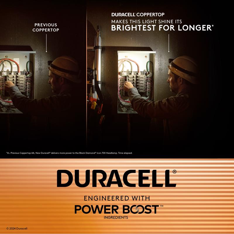Duracell Coppertop AA Alkaline Batteries 6 pk Carded