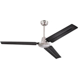 Westinghouse Jax 56 in. Brushed Nickel Black Indoor Ceiling Fan