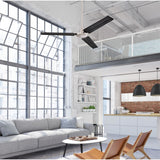 Westinghouse Jax 56 in. Brushed Nickel Black Indoor Ceiling Fan