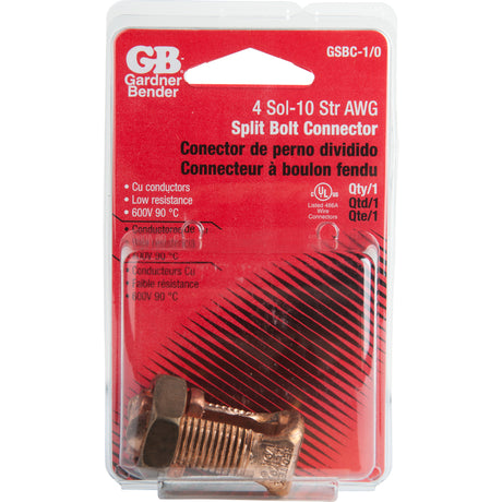 Gardner Bender Split Bolt Connector 1 pk