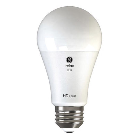GE Relax HD A19 E26 (Medium) LED Bulb Soft White 75 Watt Equivalence 2 pk