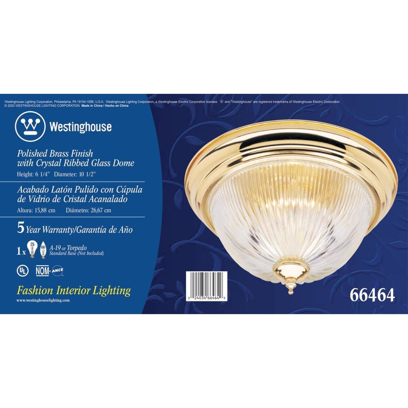 Westinghouse 6-1/4 in. H X 11 in. W X 11 in. L Ceiling Light