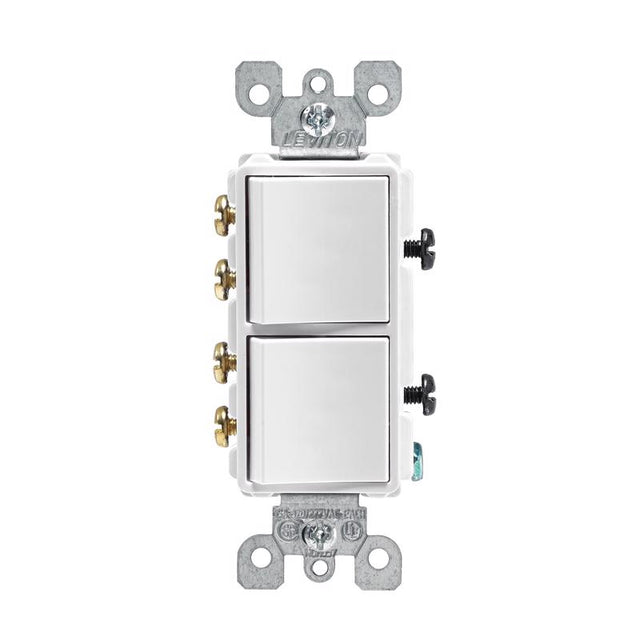 DECORA RCKR 3WAY 15A WH