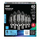 LED DM B10E12 DL 60W 6PK