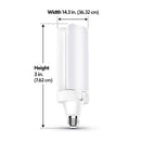 Feit 24 W ED26 LED HID Bulb 2605 lm Daylight Specialty 1 pk